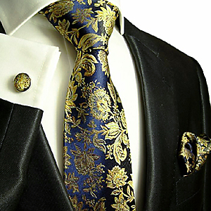Набор мужской - галстук, запонки, платок